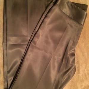 Satin Taupe pants